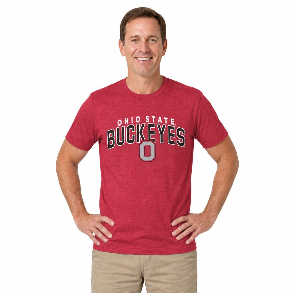 Ohio State Buckeyes  Starting Fresh T-Shirt Men Women Red Heather - Red Heather