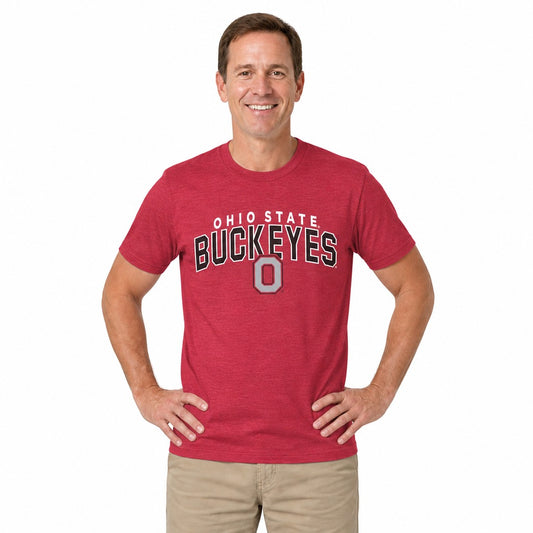 Ohio State Buckeyes  Starting Fresh T-Shirt Men Women Red Heather - Red Heather