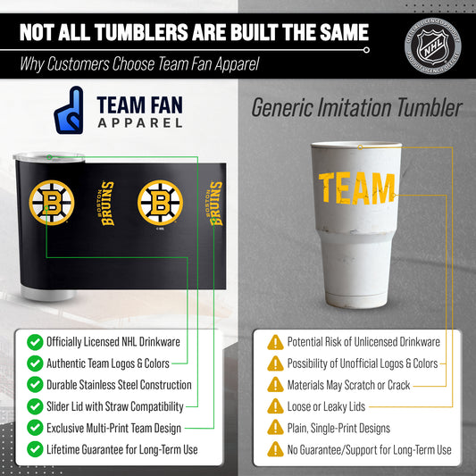 Boston  Bruins Boston Bruins NHL Gameday Tumbler 20oz Insulated Stainless Steel - Black