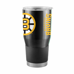 Boston  Bruins NHL Hockey 30oz Stainless Steel Vacuum Insulated Game Day Tumbler with Silicone Grip - Black