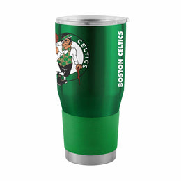 Boston Celtics NBA Basketball 30oz Stainless Steel Vacuum Insulated Game Day Tumbler with Silicone Grip - Kelly Green