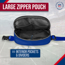 New York Giants NFL Gameday On The Move Crossbody Belt Bag - Royal
