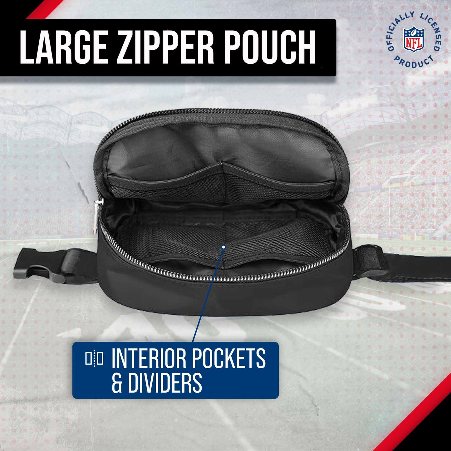 Kansas City Chiefs NFL Gameday On The Move Crossbody Belt Bag - Red