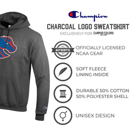 Boise State Broncos Adult Mascot Fleece Hooded Sweatshirt
