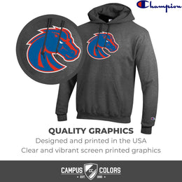 Boise State Broncos Adult Mascot Fleece Hooded Sweatshirt