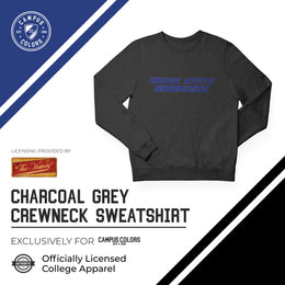 Boise State Broncos NCAA Adult Charcoal Crewneck Fleece Sweatshirt - Charcoal