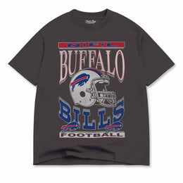 Buffalo Bills  Men's Franchise Oversized Enzyme Wash Cotton Tee - Black