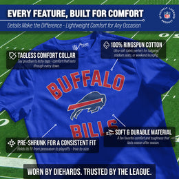 Buffalo Bills Team Fan Apparel NFL  Gameday T-Shirt - Royal
