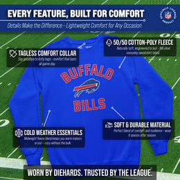 Buffalo Bills NFL Crewneck Sweatshirt - Royal