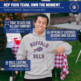 Buffalo Bills Team Fan Apparel NFL  Gameday Hoodie - Sport Gray