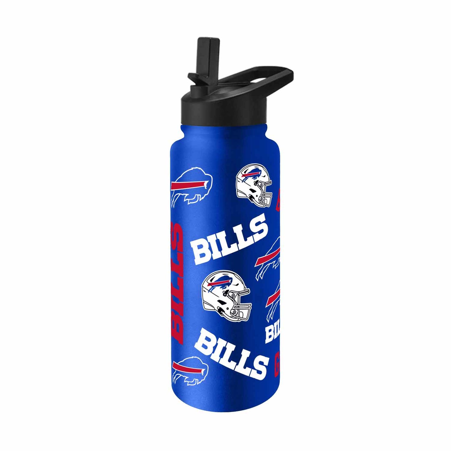 Buffalo Bills NFL 34oz Quencher Stainless Steel Insulated Water Bottle - Royal