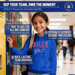 Buffalo Bills NFL Youth Home Team Hoodie- Kids Hooded Sweatshirt - Royal