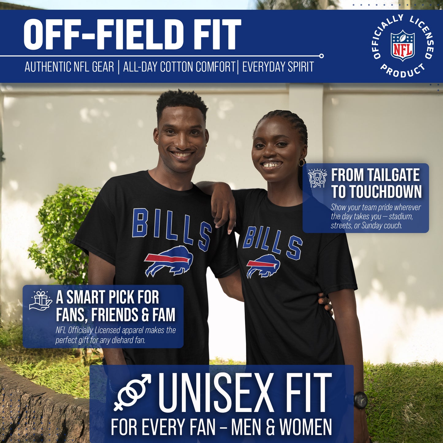 Buffalo Bills NFL Home Team Tee - Black
