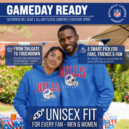 Buffalo Bills NFL Adult Unisex All Star Soft Fleece Hooded Sweatshirt - Royal Heather