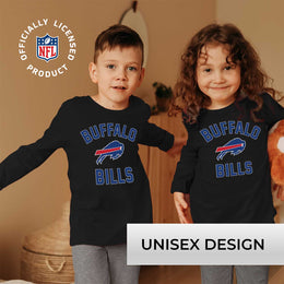Buffalo Bills NFL Youth Gameday Crewneck Sweatshirt - Black