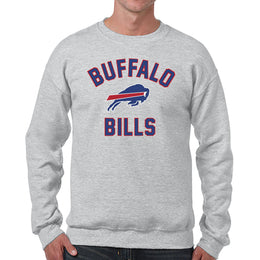 Buffalo Bills NFL Adult Gameday Football Crewneck Sweatshirt - Sport Gray