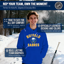 Buffalo Sabres Hoodie Pullover Sweatshirt - Royal