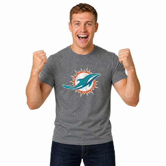 Miami Dolphins  NFL Throwback Tee - Team Color