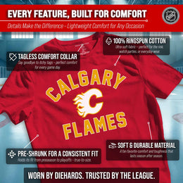 Calgary Flames NHL Gameday T-Shirt - Red