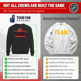 Calgary Flames NHL Charcoal True Fan Crewneck Sweatshirt - Charcoal