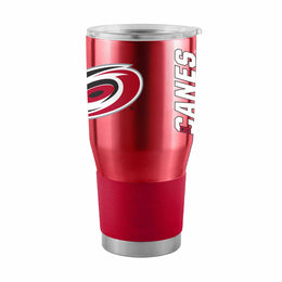 Carolina Hurricanes NHL Hockey 30oz Stainless Steel Vacuum Insulated Game Day Tumbler with Silicone Grip - Red