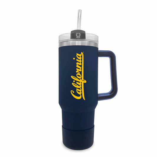Cal Golden Bears College & University 40 oz Travel Tumbler With Handle - Navy