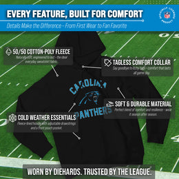 Carolina Panthers Team Fan Apparel NFL  Gameday Hoodie - Black