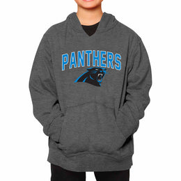 Carolina Panthers NFL Youth Home Team Hoodie- Kids Hooded Sweatshirt - Sport Gray