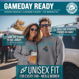Coastal Carolina Chanticleers Adult Arch & Logo Soft Style Gameday Crewneck Sweatshirt - Graphite