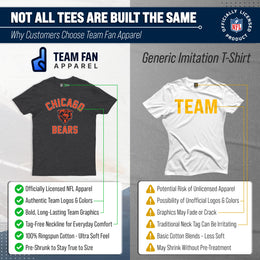 Chicago Bears Team Fan Apparel NFL  Gameday T-Shirt - Heathered Charcoal