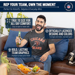 Chicago Bears Team Fan Apparel NFL  Gameday T-Shirt - Heathered Charcoal