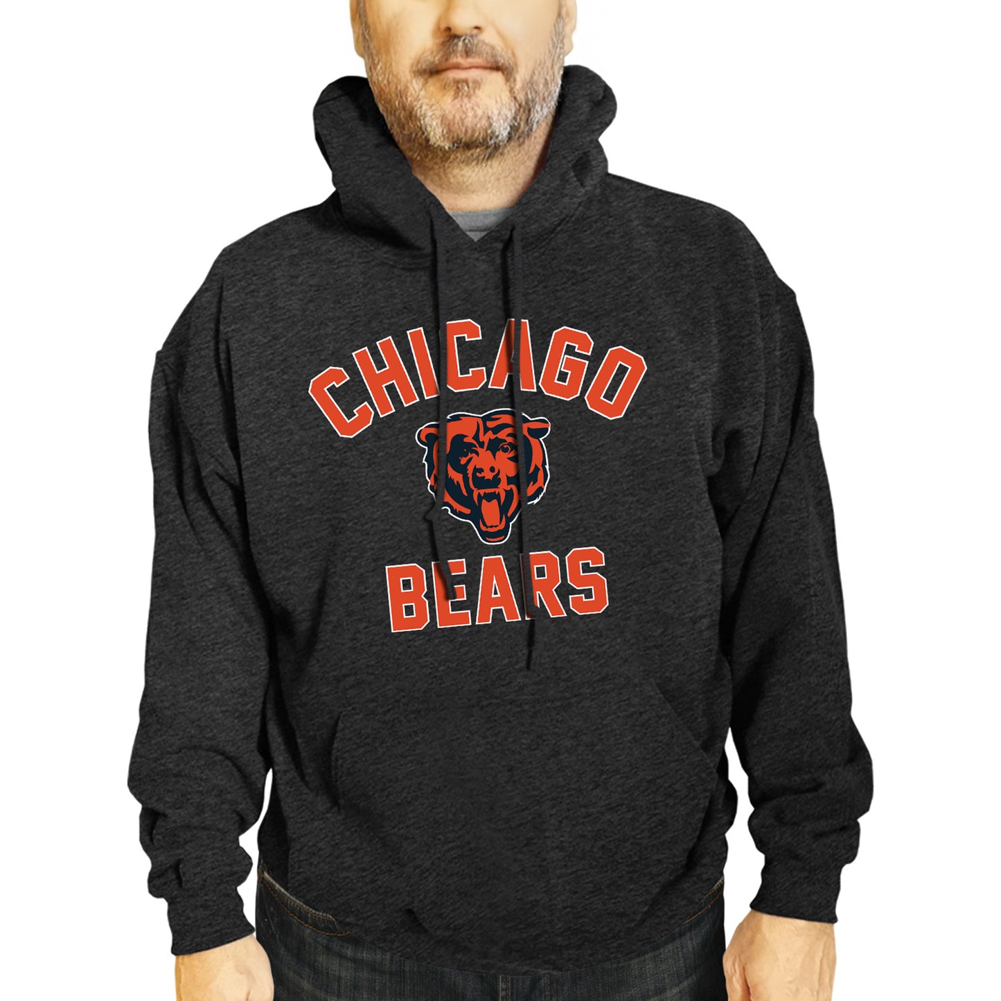 Chicago Bears Team Fan Apparel NFL  Gameday Hoodie - Heathered Charcoal