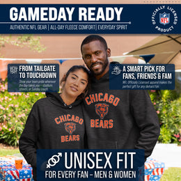 Chicago Bears Team Fan Apparel NFL  Gameday Hoodie - Heathered Charcoal