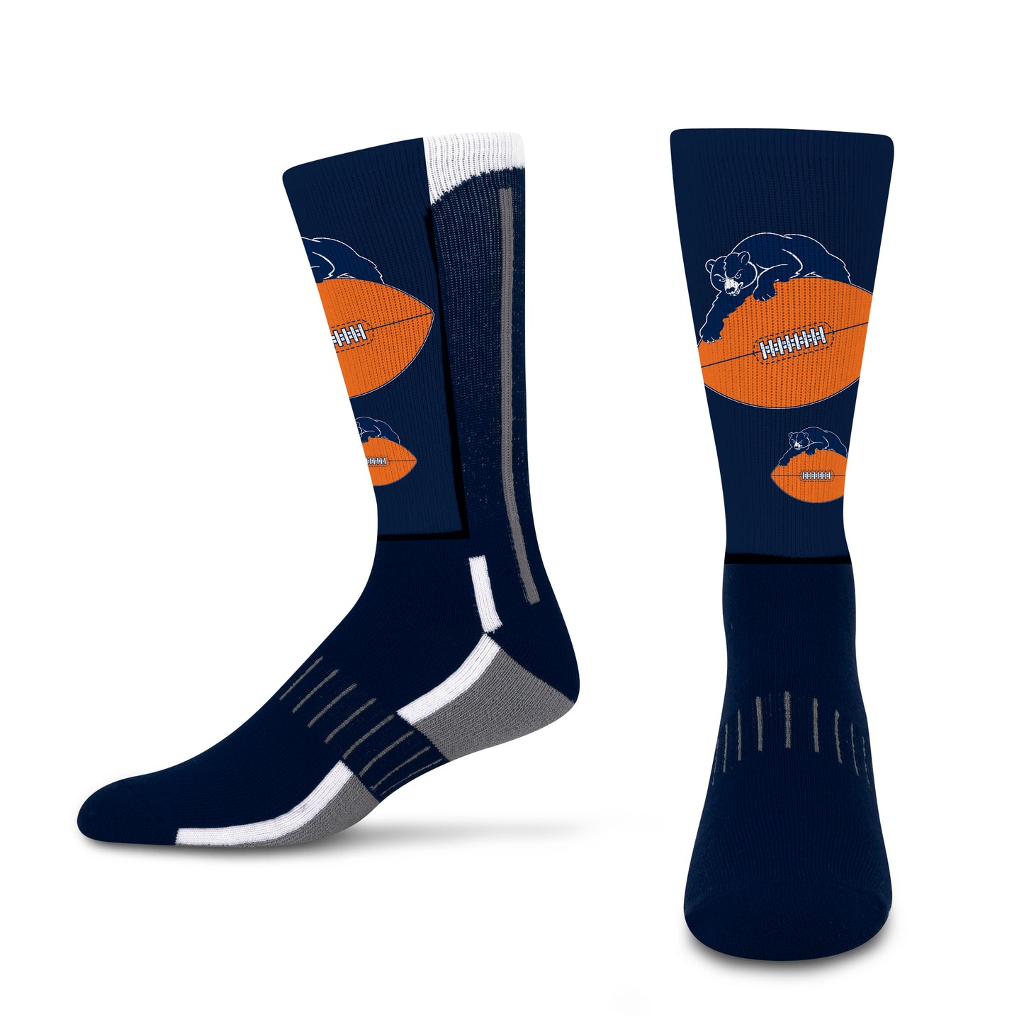 Chicago Bears NFL Youth V Curve Socks - Navy