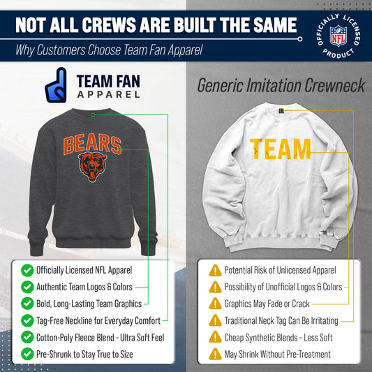 Chicago Bears NFL Home Team Crew - Gray