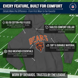 Chicago Bears NFL Home Team Hoodie - Gray