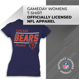 Chicago Bears  Women's Plus Size NFL Gameday T-Shirt Relaxed Fit - Navy
