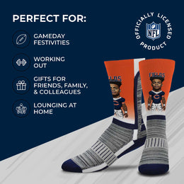 Chicago Bears NFL V Curve Socks - Orange