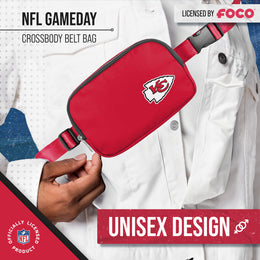 Kansas City Chiefs NFL Gameday On The Move Crossbody Belt Bag - Red