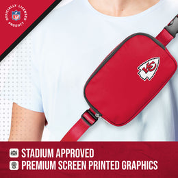 Kansas City Chiefs NFL Gameday On The Move Crossbody Belt Bag - Red