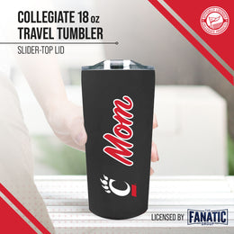 Cincinnati  Bearcats NCAA Stainless Steel Travel Tumbler for Mom - Black