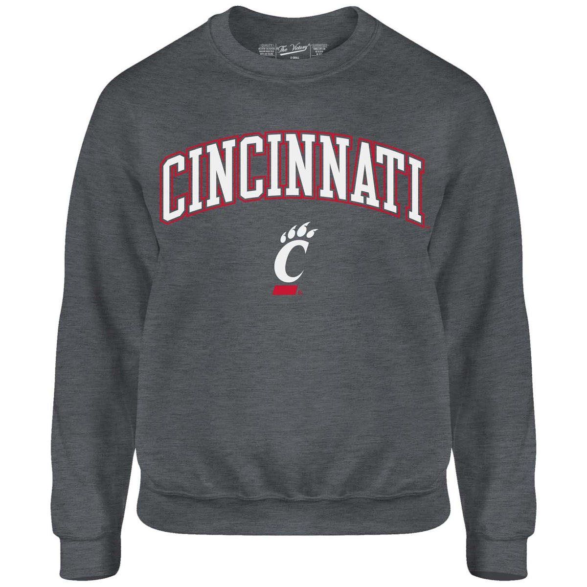 Cincinnati Bearcats Adult Arch & Logo Soft Style Gameday Crewneck Sweatshirt - Black