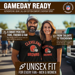 Cleveland Browns Team Fan Apparel NFL  Gameday T-Shirt - Black