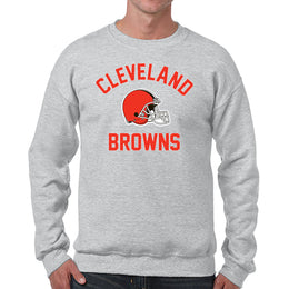 Cleveland Browns NFL Adult Gameday Football Crewneck Sweatshirt - Sport Gray