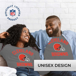 Cleveland Browns NFL Gameday Adult Long Sleeve Shirt - Sport Gray