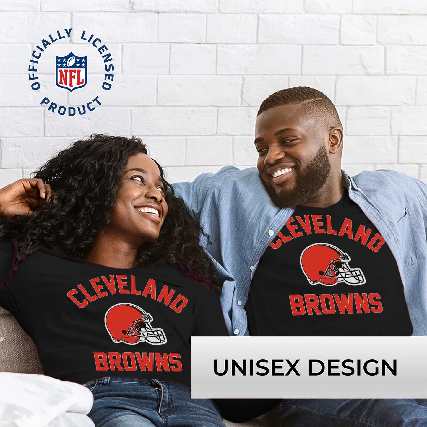 Cleveland Browns NFL Gameday Adult Long Sleeve Shirt - Black
