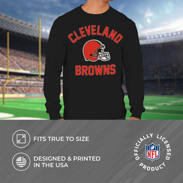 Cleveland Browns NFL Gameday Adult Long Sleeve Shirt - Black