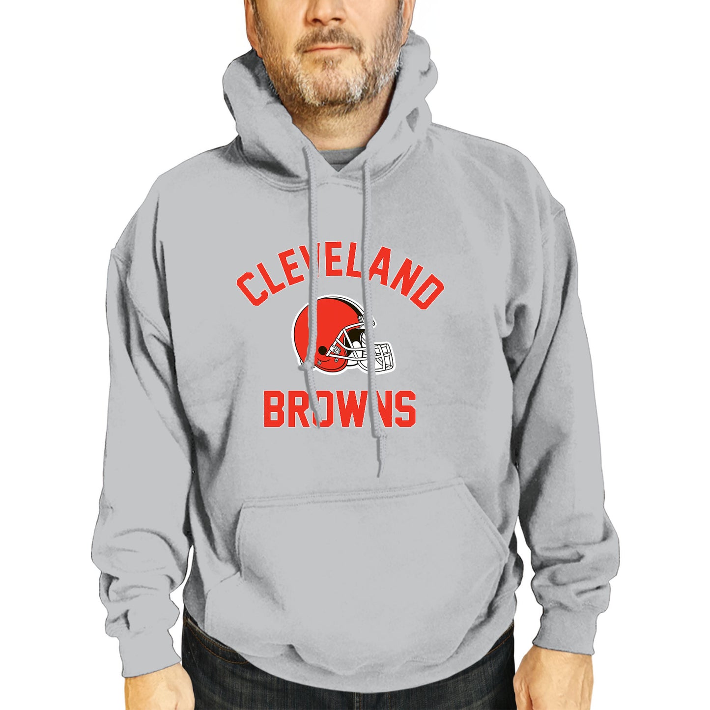 Cleveland Browns Team Fan Apparel NFL  Gameday Hoodie - Sport Gray
