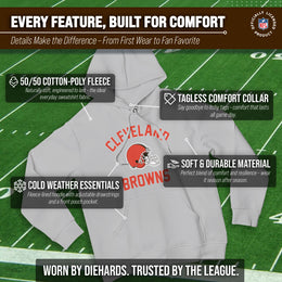 Cleveland Browns Team Fan Apparel NFL  Gameday Hoodie - Sport Gray