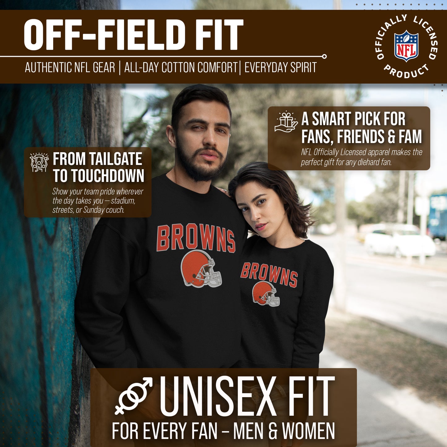 Cleveland Browns NFL Home Team Crew - Black